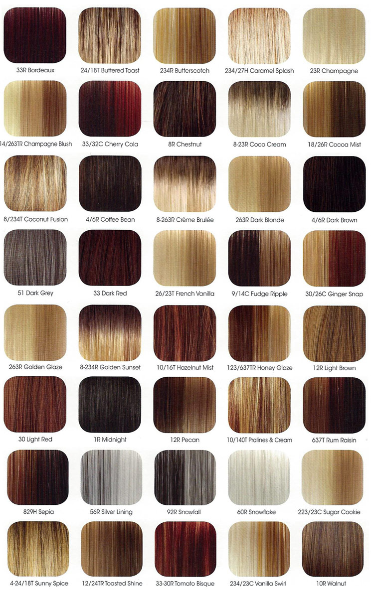 Revlon Color Chart